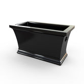 Gardenstone Aurora Trough Planters Gardenstone Black